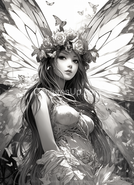 Fairy_Monochromatic_Coloring_book_page_001