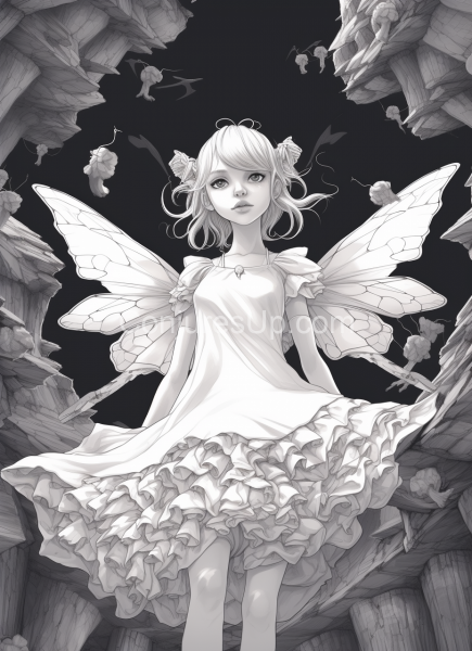 Fairy_Monochromatic_Coloring_book_page_037