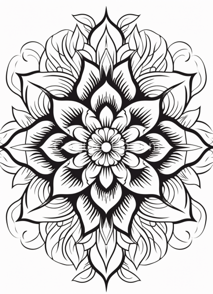 Epic_Mandalas_symmetrical_Black_and_White_2d_Colour_0111