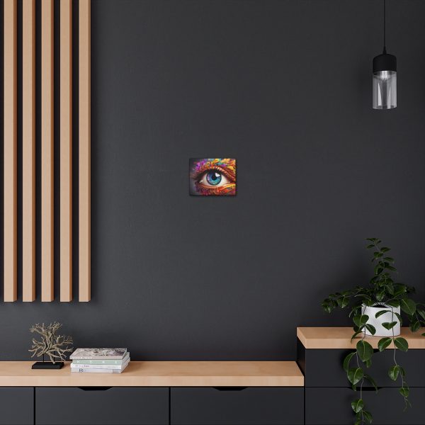 Multicolored Brushed Evil Eye on Canvas Gallery Wraps - Image 5