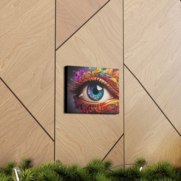 Multicolored Brushed Evil Eye on Canvas Gallery Wraps - Image 7