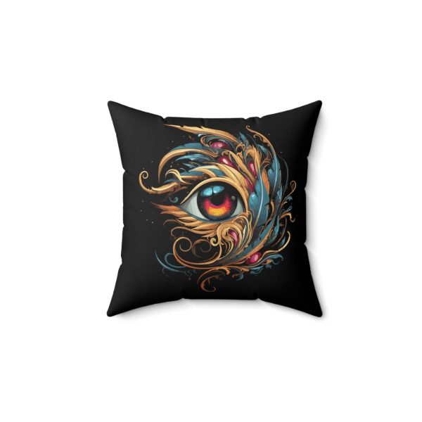 Evil Eye Spun Polyester Square Pillow - Image 4
