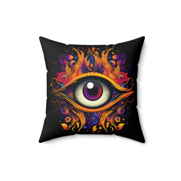 Evil Eye Flare Spun Polyester Square Pillow - Image 7