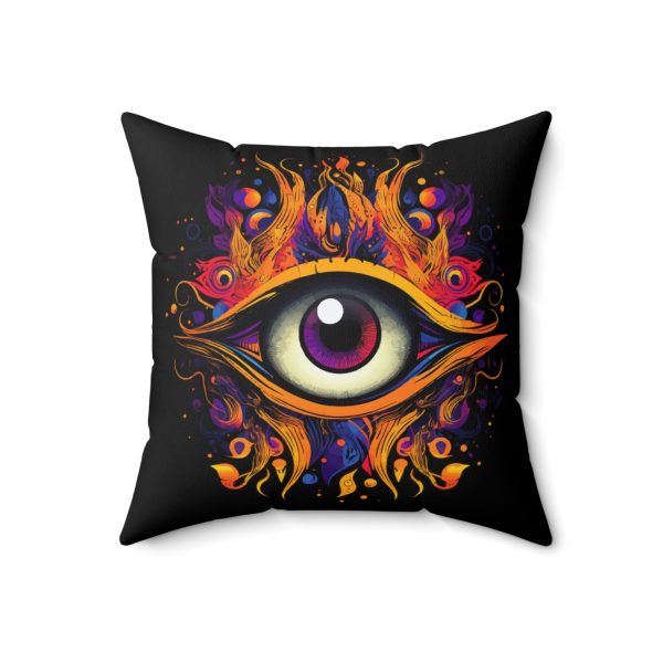 Evil Eye Flare Spun Polyester Square Pillow - Image 10