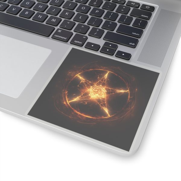 Pentagram on fire Kiss-Cut Sticker - Image 17