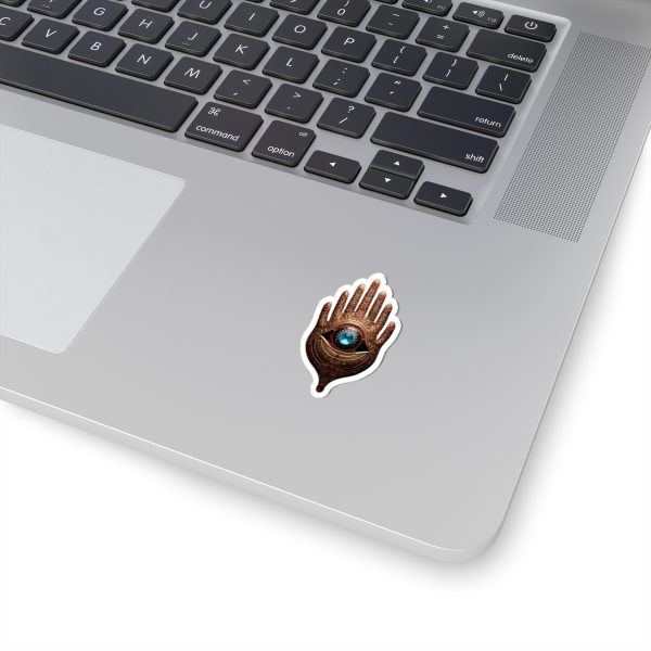 Red Jeweled Hamsa Kiss-Cut Sticker - Image 5