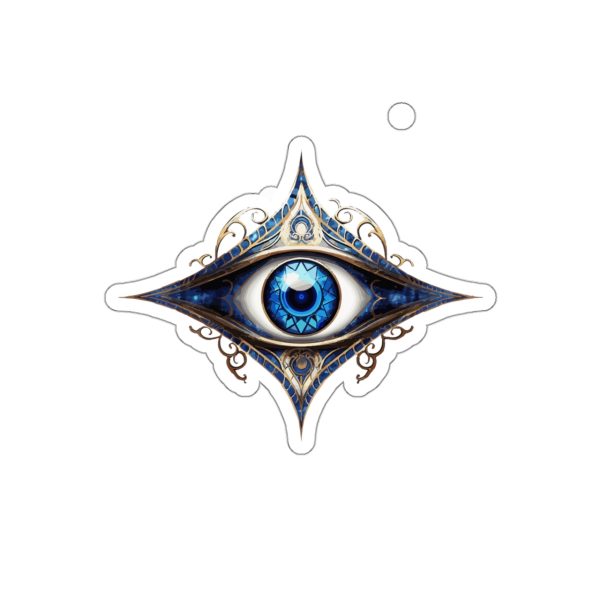 Blue Evil Eye Kiss-Cut Sticker - Image 7