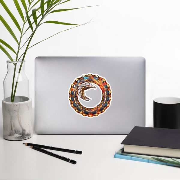 Golden Ouroboros Bubble-free stickers - Image 8