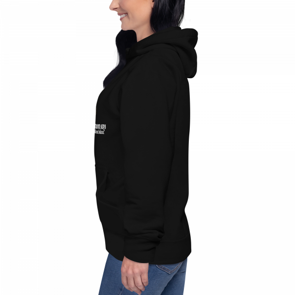 Chill Witch Crescent Moon Unisex Hoodie - Image 3