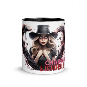 Charmed & Dangerous Ceramic Mugs with Color Inside