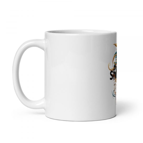 Om Namah Shivaay White glossy mug - Image 3