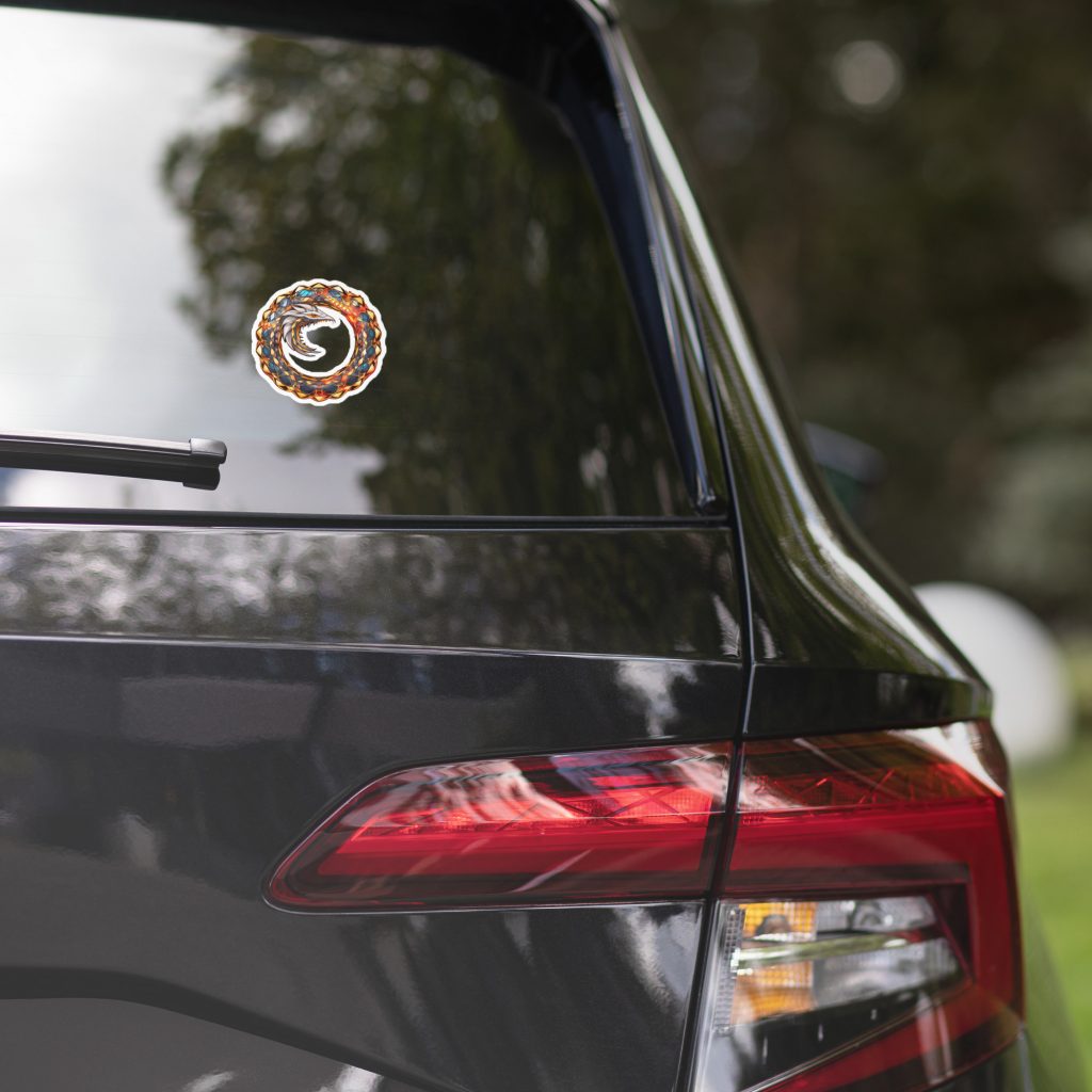 Ouroboros Bubble-free stickers