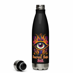 Sacred Safe Still Flared Evil Eye Stainless steel water bottle